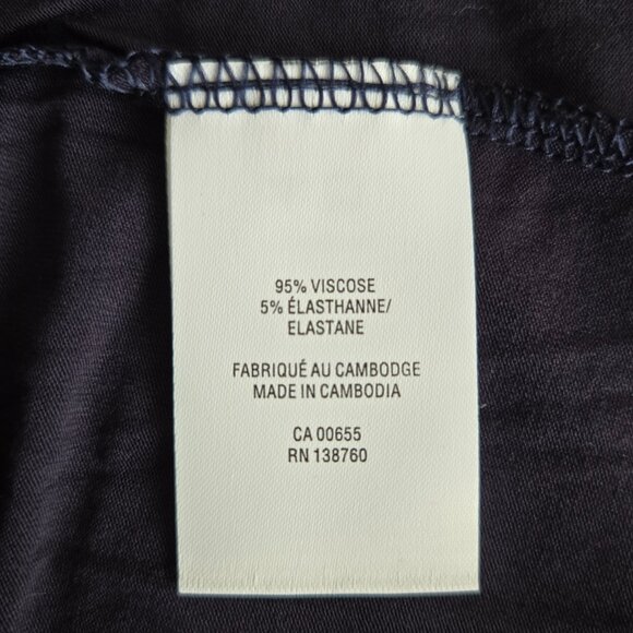 NWT Reitmans R Essentials Navy Blue Short Sleeve T-Shirt - Size 2X - Picture 10 of 10